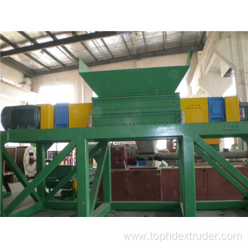 Double shaft plastic shredder